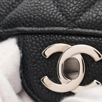 Chanel Caviar Skin Single Flap Shoulder Bag
