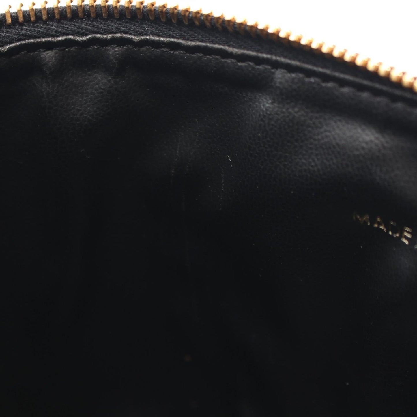 Chanel Caviar Skin Coco Mark Handbag Black