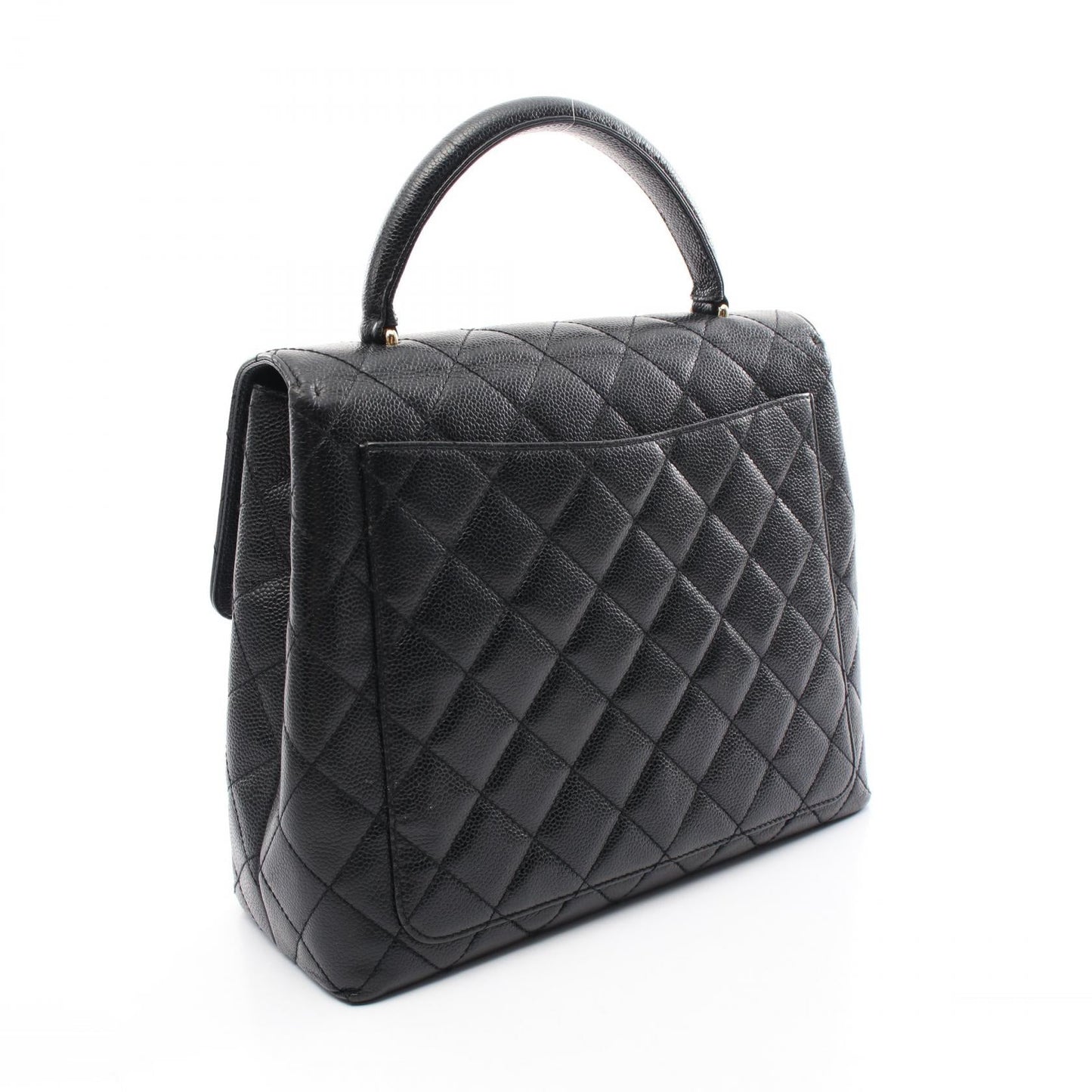 Chanel Caviar Skin Matelasse Handbag Black