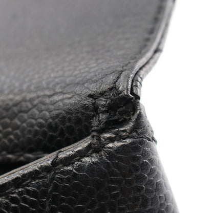 Chanel Caviar Skin Matelasse Handbag Black