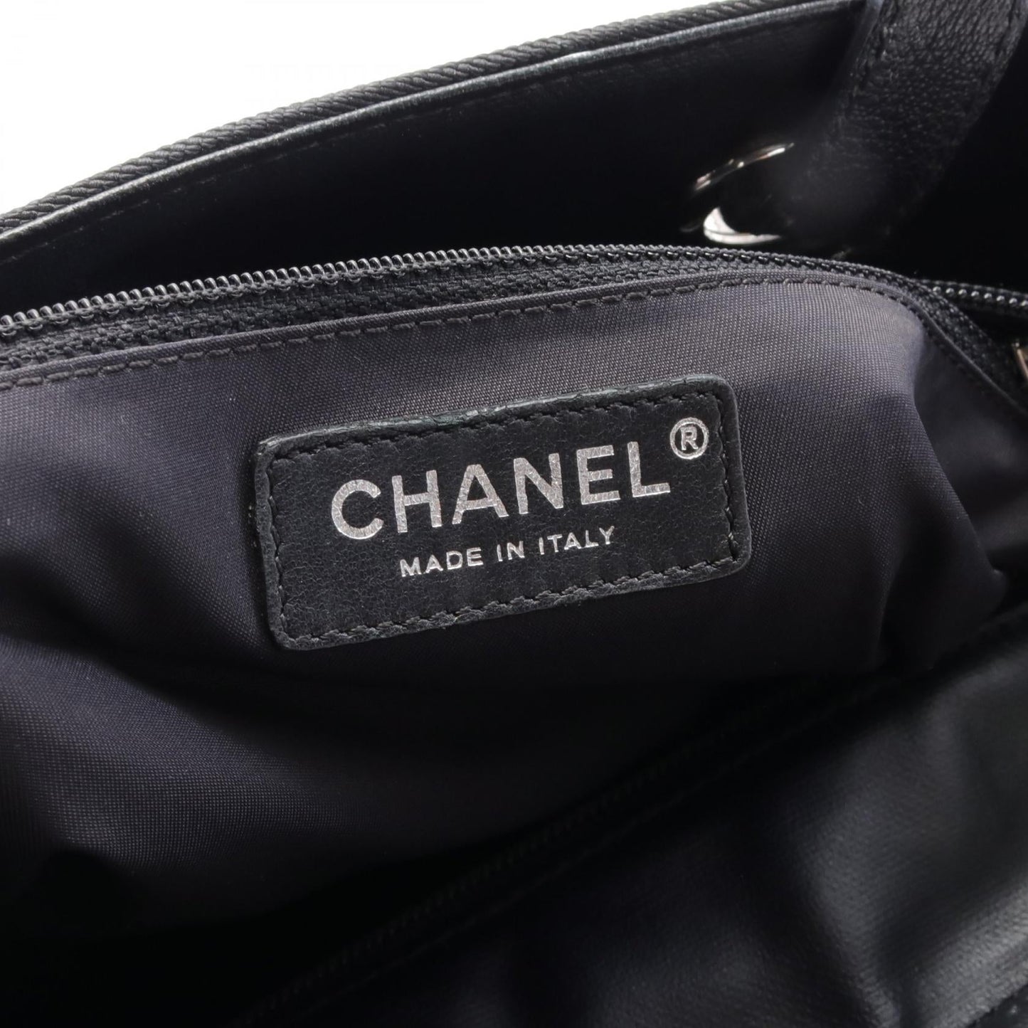 Chanel Paris Biarritz PM Tote Bag Leather PVC