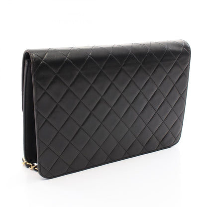 Chanel Matelasse Lambskin Shoulder Bag Black