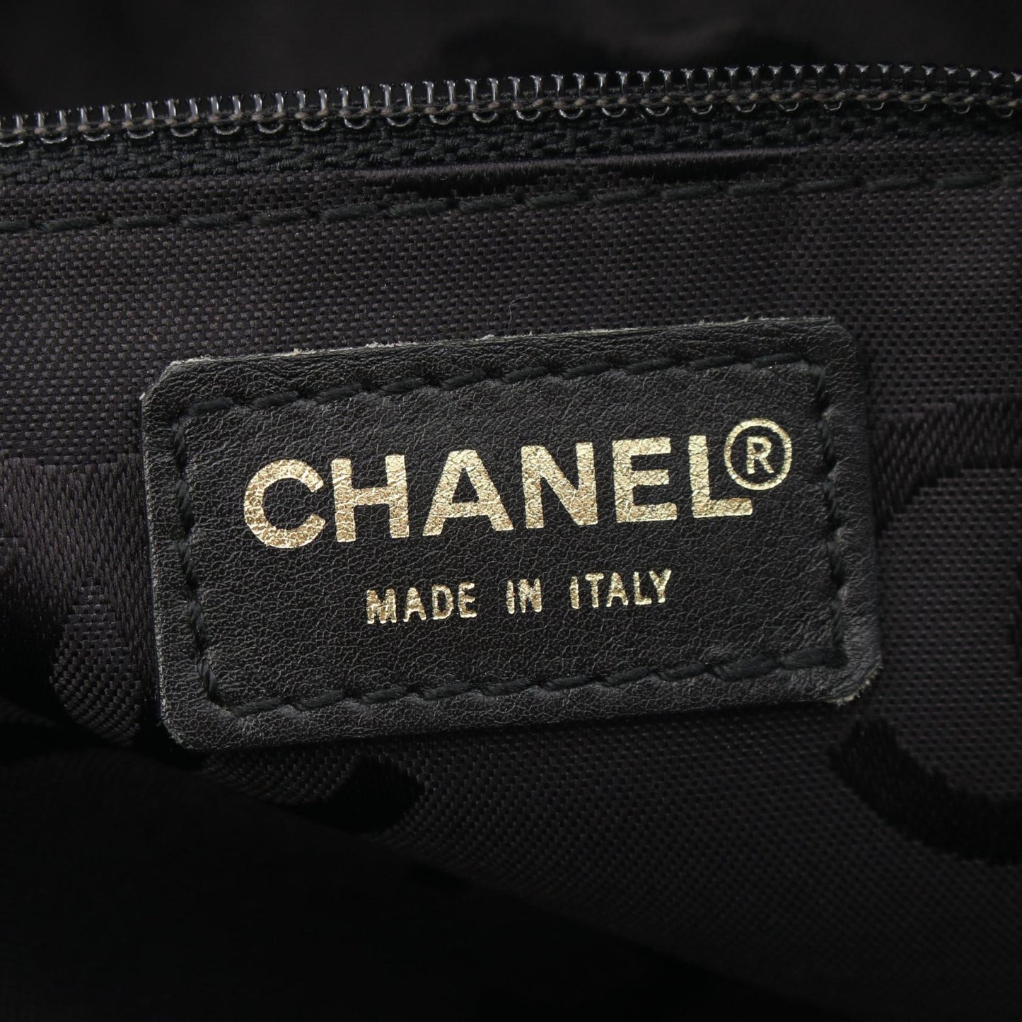 Chanel Wild Stitch Leather Handbag Black