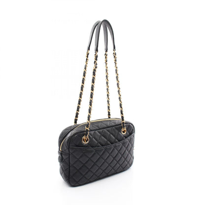 Chanel Matelasse Leather Shoulder Bag Black