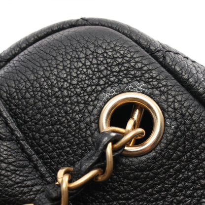 Chanel Matelasse Leather Shoulder Bag Black