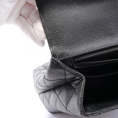 Chanel Matelasse Handbag Caviar Skin Black