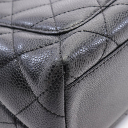 Chanel Matelasse Handbag Caviar Skin Black