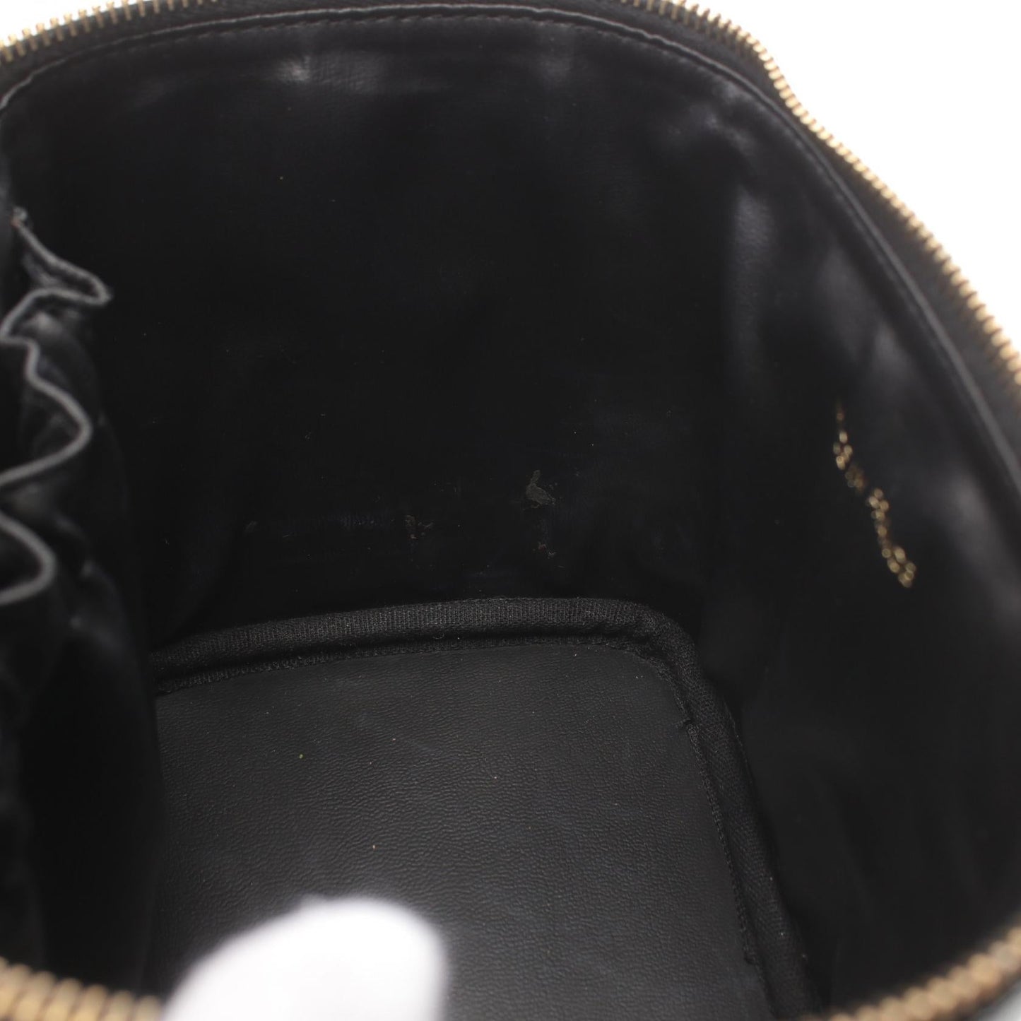 Chanel Caviar Skin Coco Mark Handbag Black
