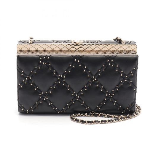 Chanel Leather Shoulder Bag Black
