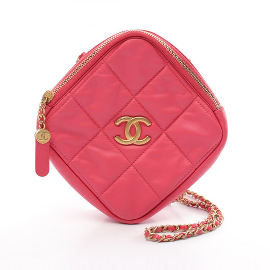 Chanel Matelasse Lambskin Shoulder Bag Pink