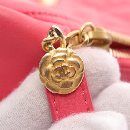 Chanel Matelasse Lambskin Shoulder Bag Pink