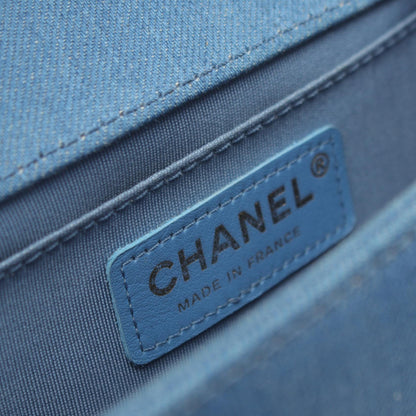 Chanel Boy Denim Small Shoulder Bag A67085