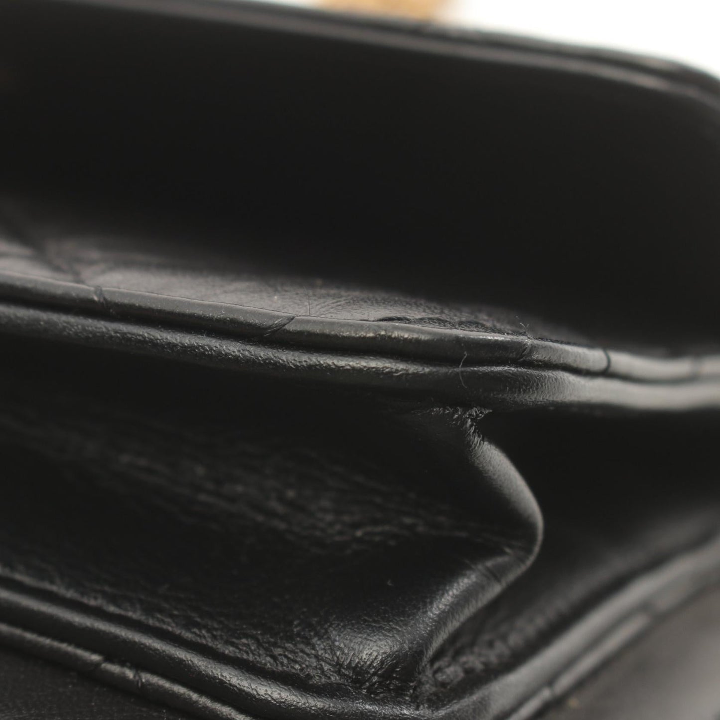 Chanel 2.55 Leather Shoulder Bag Black