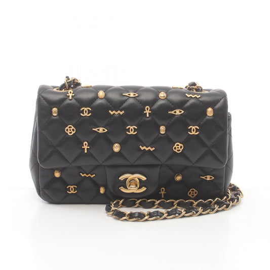 Chanel Matelasse Lambskin Shoulder Bag Black