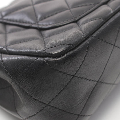 Chanel Matelasse Lambskin Shoulder Bag Black