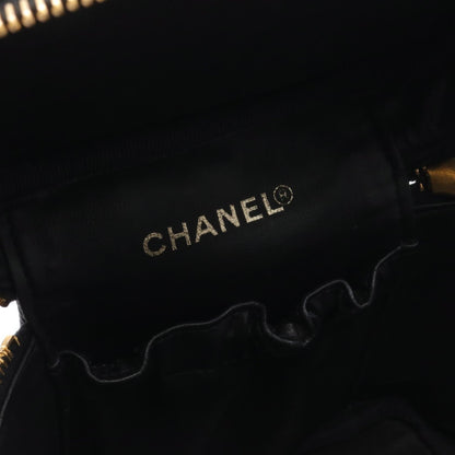 Chanel Coco Mark Leather Handbag Black A01998