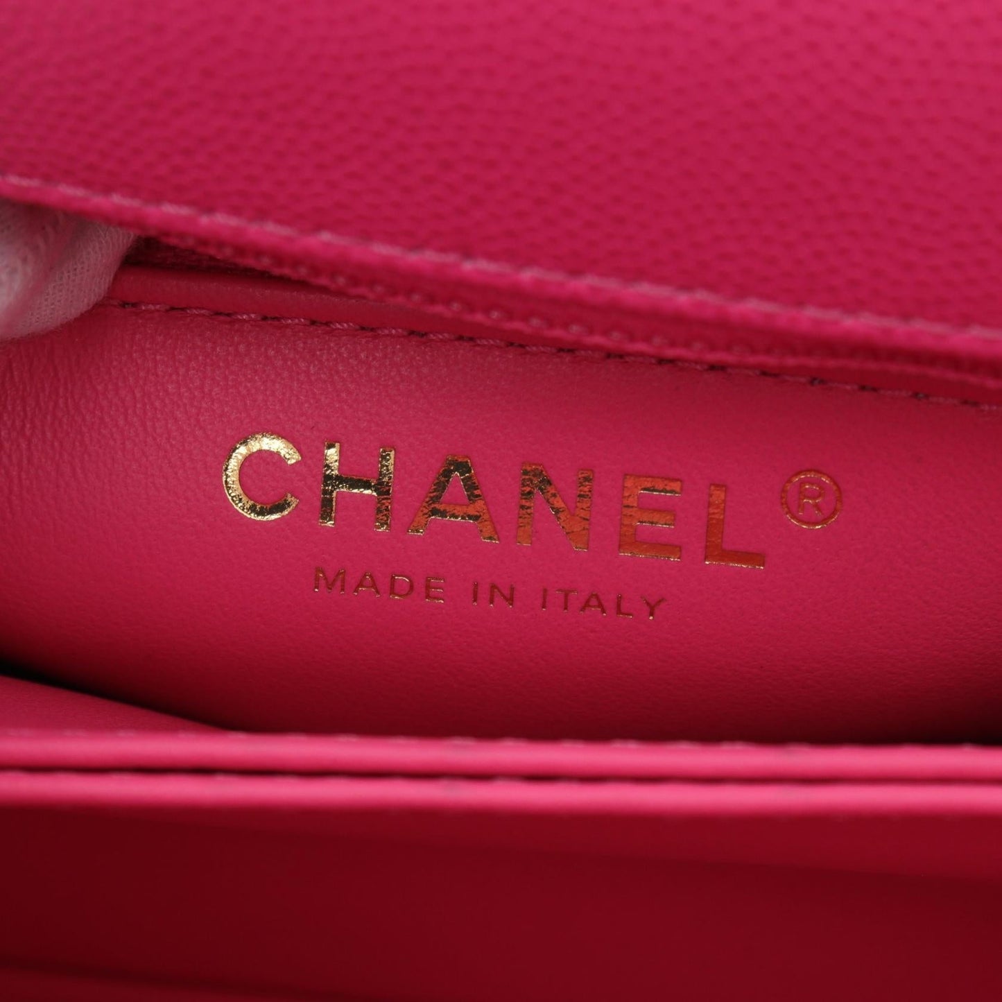 Chanel Caviar Coco Handle Flap Handbag A92990