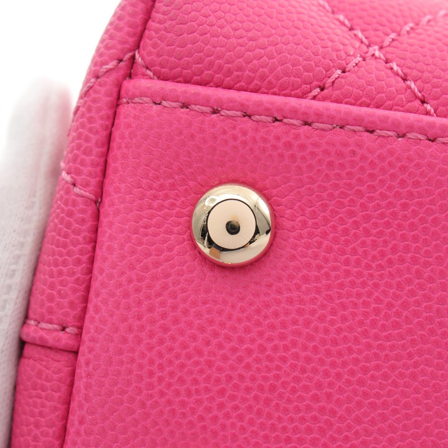 Chanel Caviar Coco Handle Flap Handbag A92990