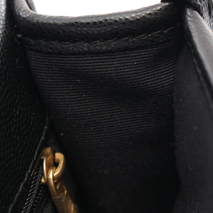 Chanel Small Top Handle Shoulder Bag Black