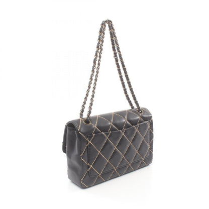 Chanel Leather Wild Stitch Shoulder Bag A14687