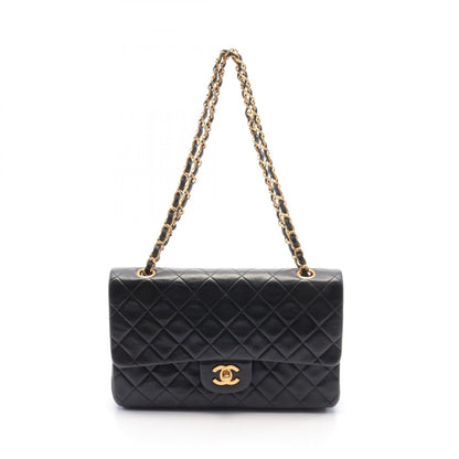 Chanel Matelasse W Flap Lambskin Shoulder Bag