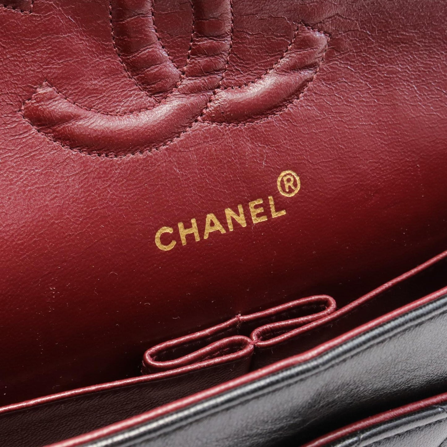 Chanel Matelasse W Flap Lambskin Shoulder Bag