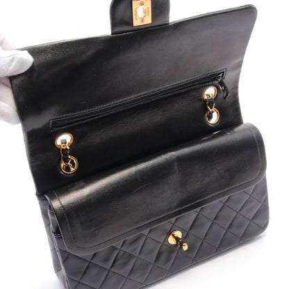 Chanel Matelasse W Flap Lambskin Shoulder Bag