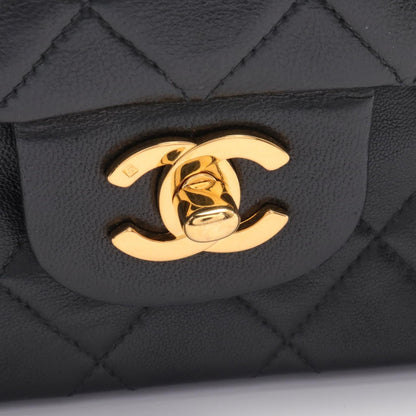 Chanel Matelasse W Flap Lambskin Shoulder Bag