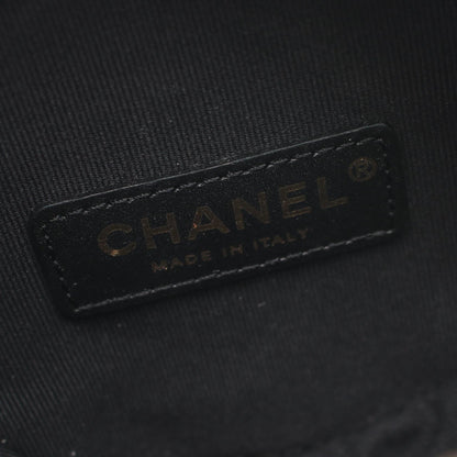 Chanel Camellia Leather Shoulder Bag