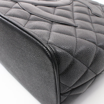 Chanel Caviar Skin Tote Bag Black A01804