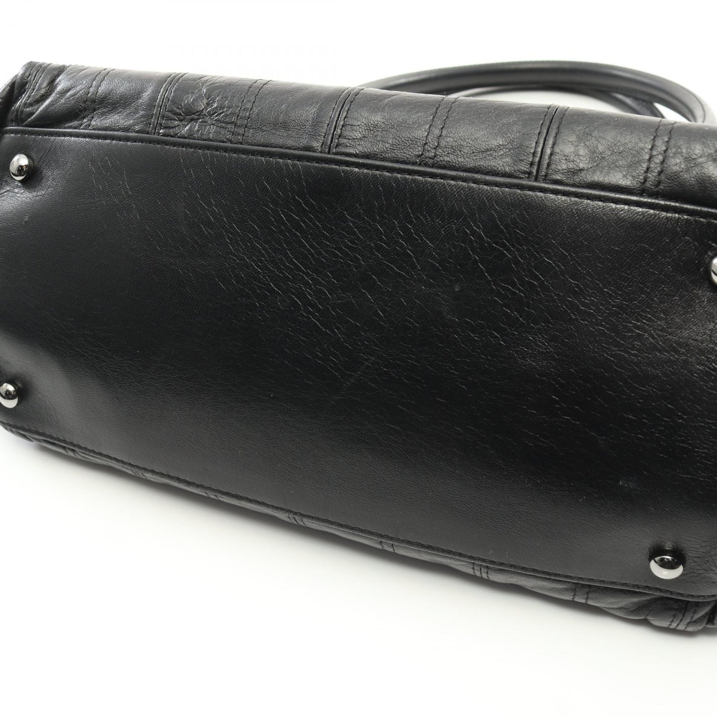 Chanel Leather Chocobar Handbag Black