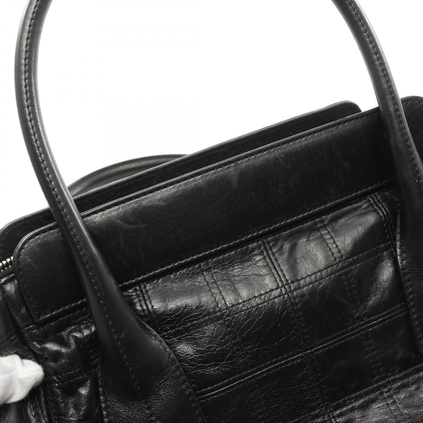 Chanel Leather Chocobar Handbag Black