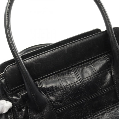 Chanel Leather Chocobar Handbag Black