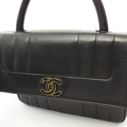 Chanel Mademoiselle Lambskin Handbag Black