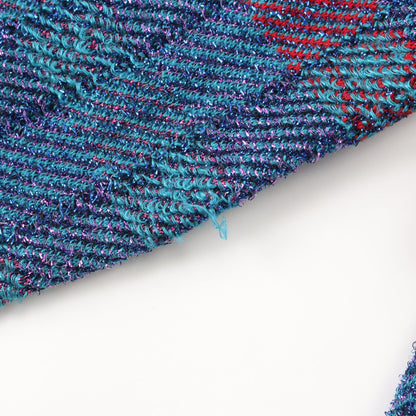 Chanel Silk Knit Top Blue Multicolor