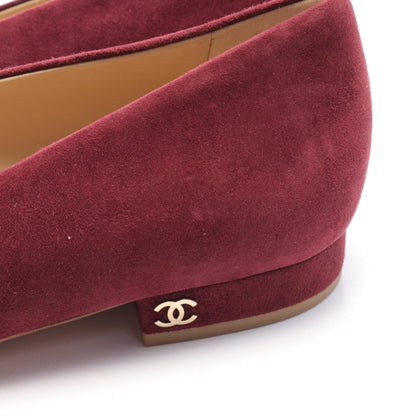 Chanel Suede Leather Coco Mark Pumps G31321
