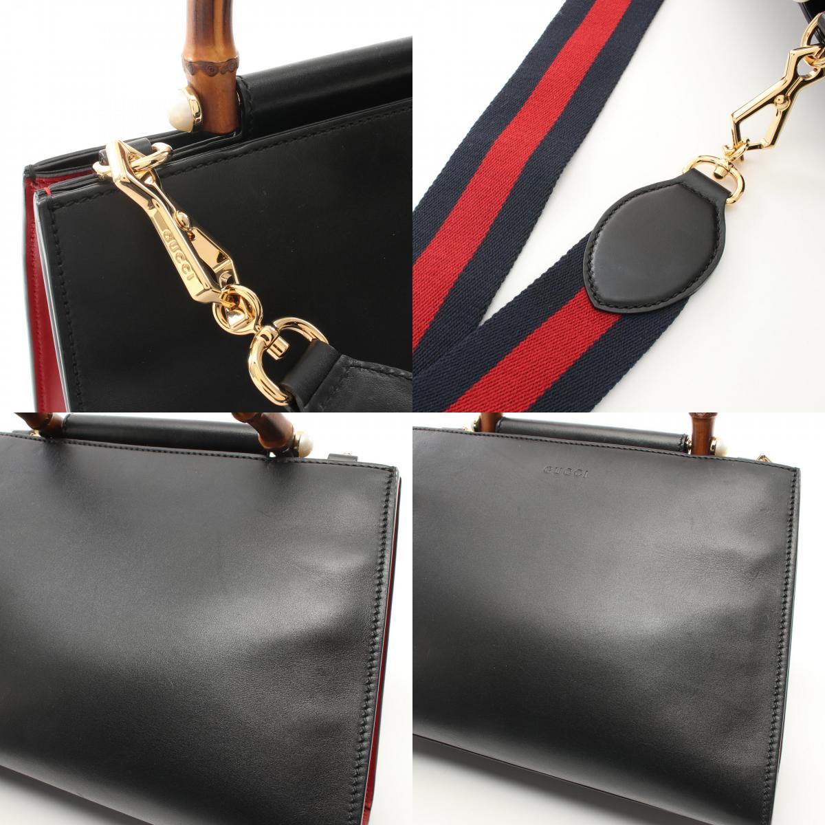 Gucci Bamboo Leather Handbag 459076