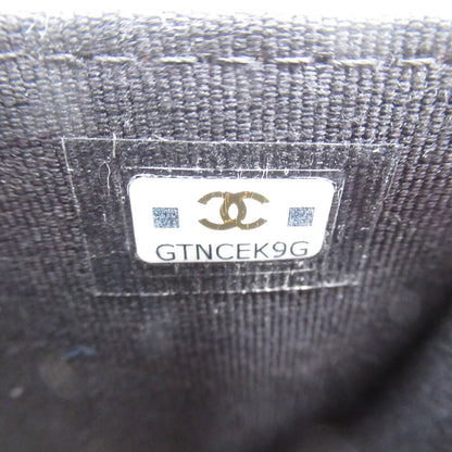 Chanel Quilted Canvas Mini Flap Bag Canvas Shoulder Bag in Great Condition