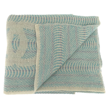 Chanel Cashmere Knit Stole Shawl