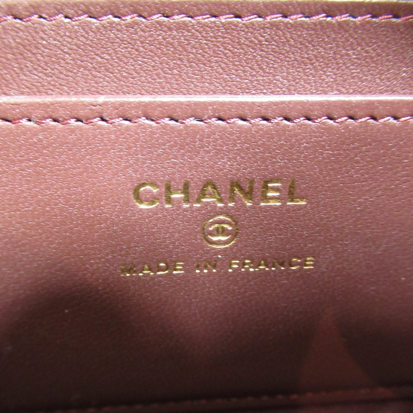 Chanel Mini Chain Shoulder Bag Lambskin Black