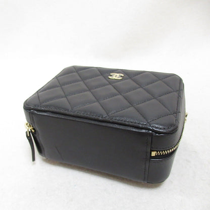 Chanel Mini Chain Shoulder Bag Lambskin Black