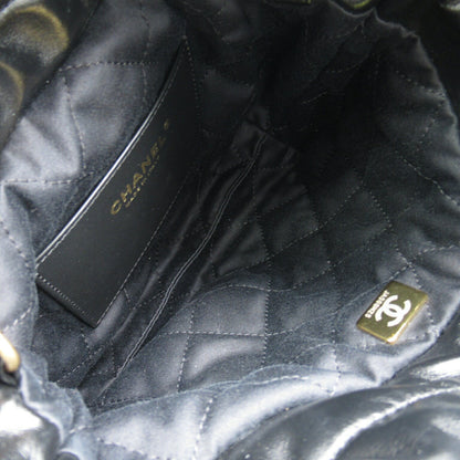 Chanel Mini Chain Shoulder Bag Black Leather