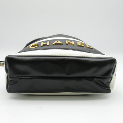 Chanel Mini Chain Shoulder Bag Black Leather