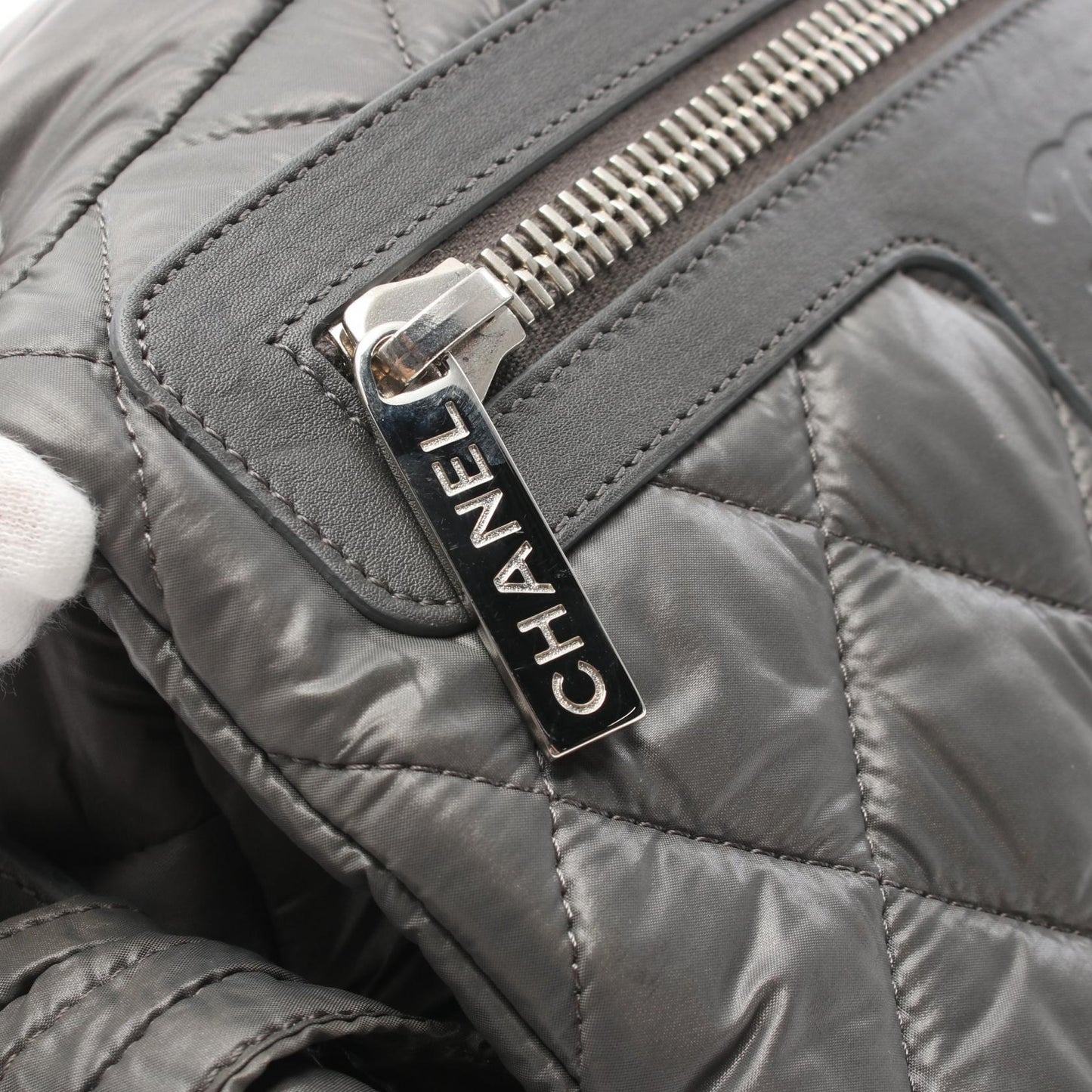 Chanel Nylon Leather Cocoon Small Messenger Bag