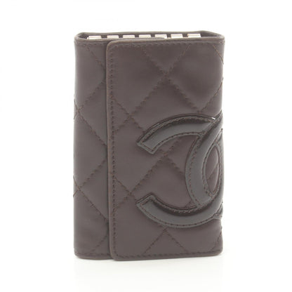 Chanel Cambon Quilted Leather Key Holder Leather Key Holder in New Condition