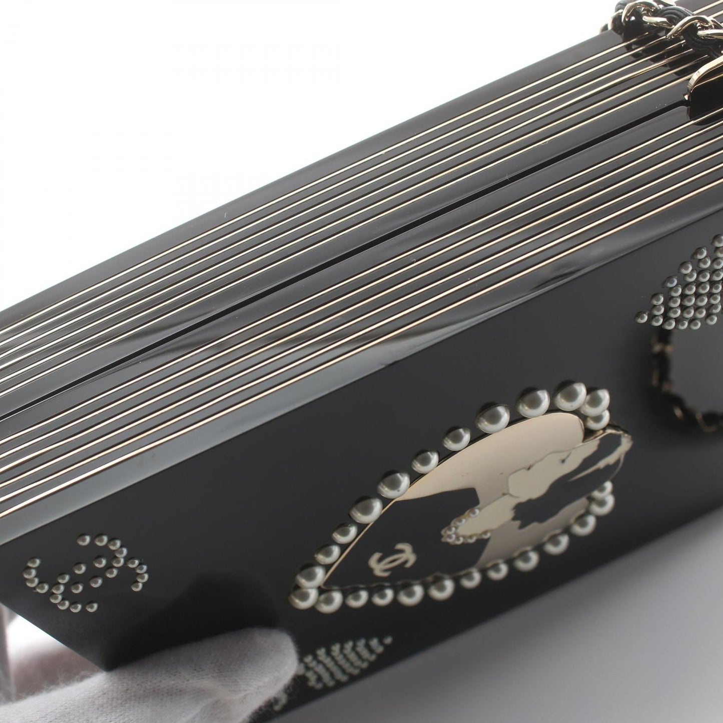 Chanel Casino Card Minaudiere Bag Metal Crossbody Bag
