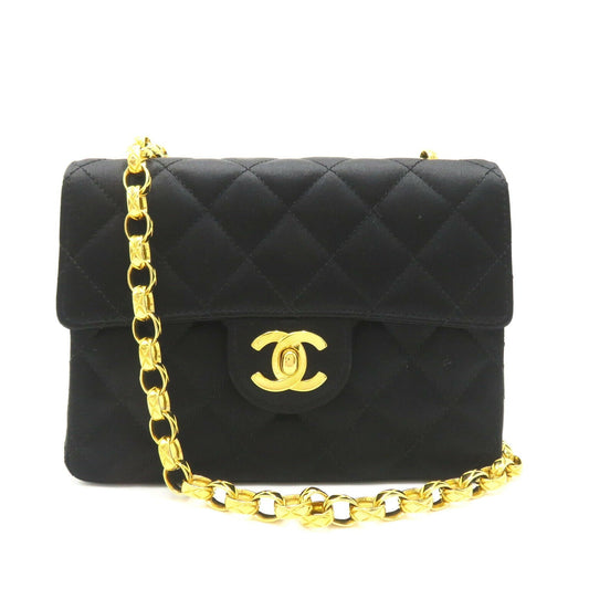 Chanel Satin Mini Matelasse Shoulder Bag