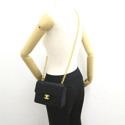 Chanel Satin Mini Matelasse Shoulder Bag