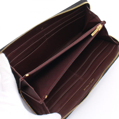 Chanel Quilted Leather Zip Around Wallet Leather Long Wallet in New Condition