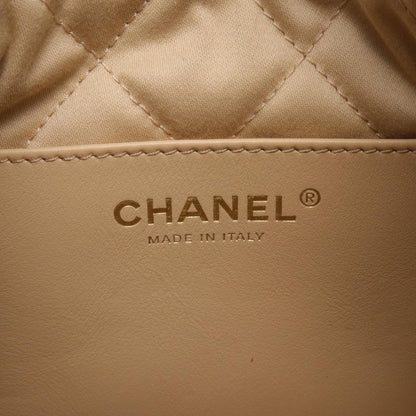 Chanel Leather Shoulder Bag White